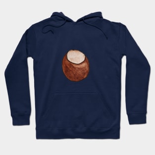 Elegant Chestnut in Watercolors Hoodie